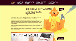 Desktop Screenshot of cleverstarfish.com